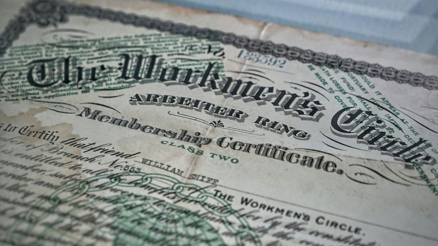 Membership Certificate paper